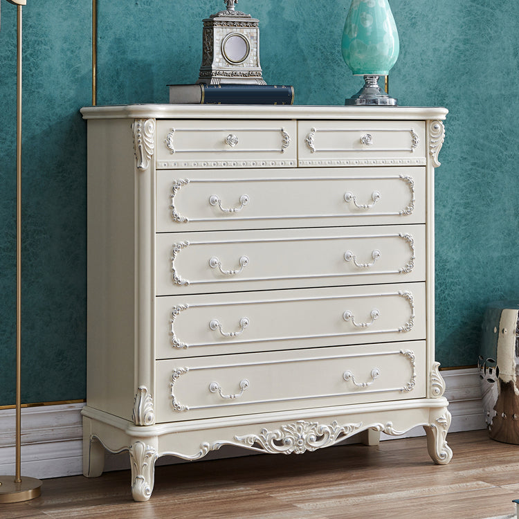 Traditional Storage Chest Dresser Solid Wood Dresser for Home
