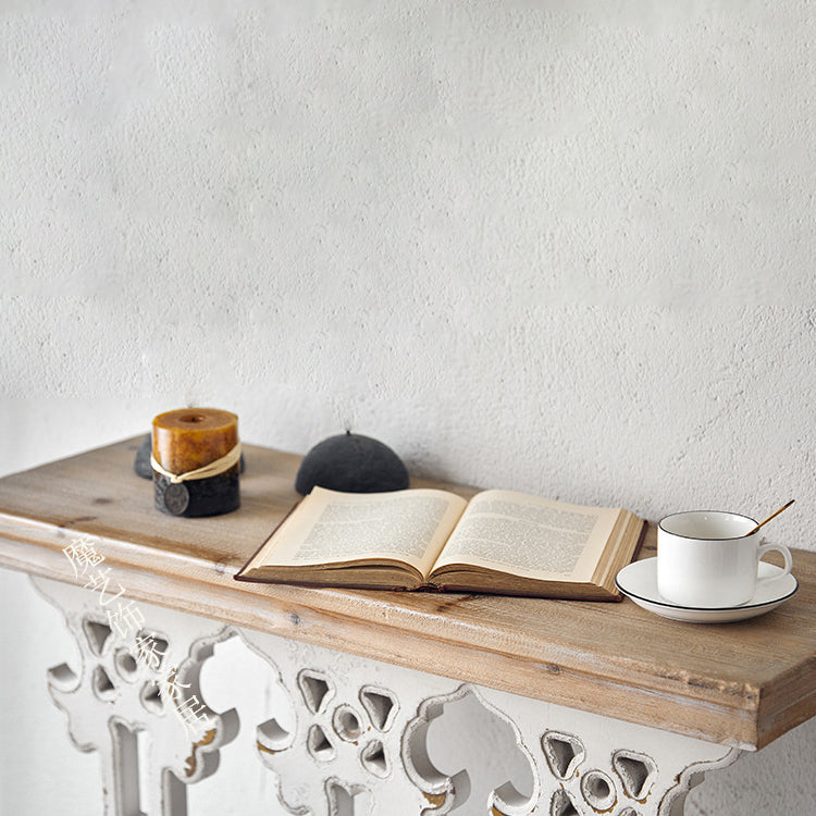 French Country Wood Accent Table Rectangle Console Sofa Table for Hall