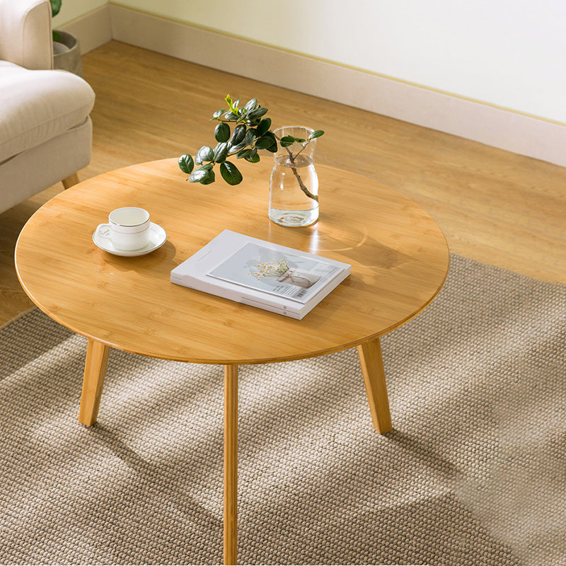 Modern Round Coffee Table 3 Legs Coffee Table for Living Room