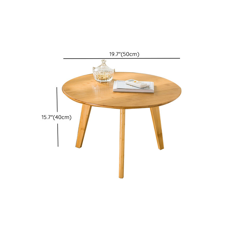 Modern Round Coffee Table 3 Legs Coffee Table for Living Room