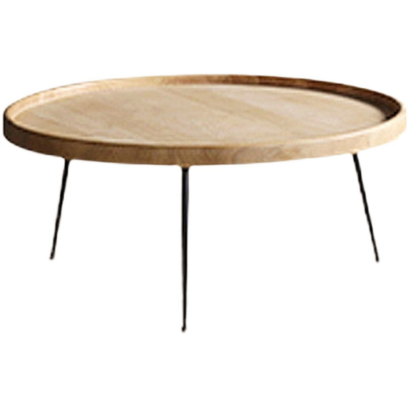 Modern Tray Top Coffee Table Round 3 Legs Coffee Table for Living Room