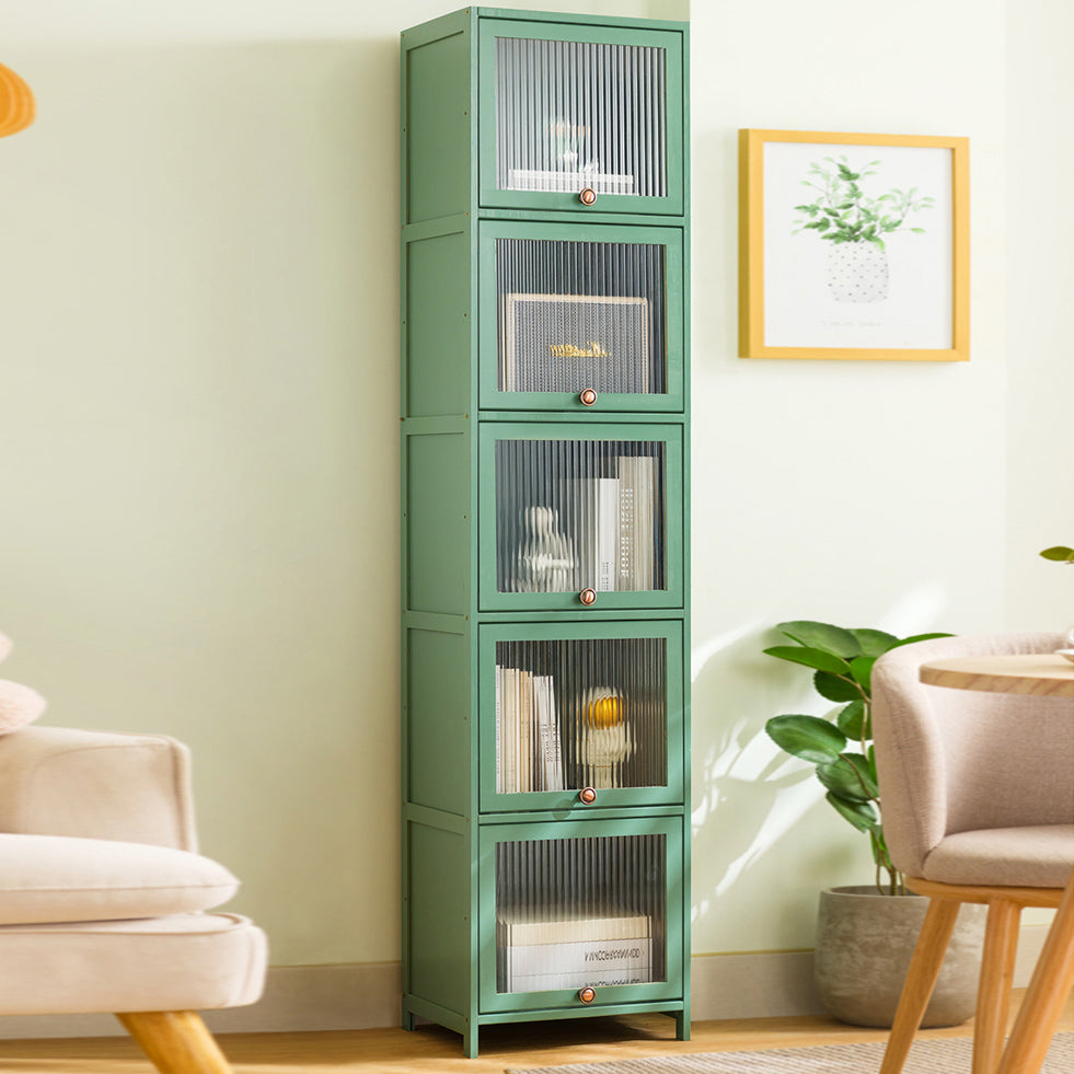 Mid-Century Modern Accent Cabinet Rectangle Straight Legs Storage Cabinet