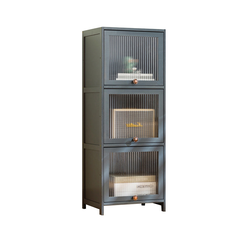 Mid-Century Modern Accent Cabinet Rectangle Straight Legs Storage Cabinet