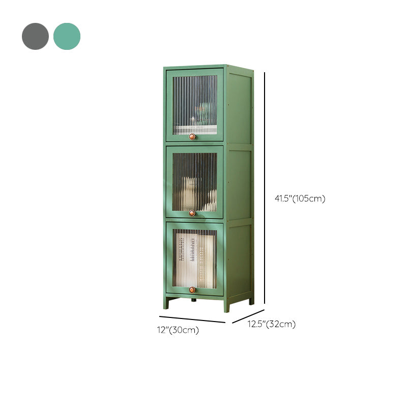 Mid-Century Modern Accent Cabinet Rectangle Straight Legs Storage Cabinet