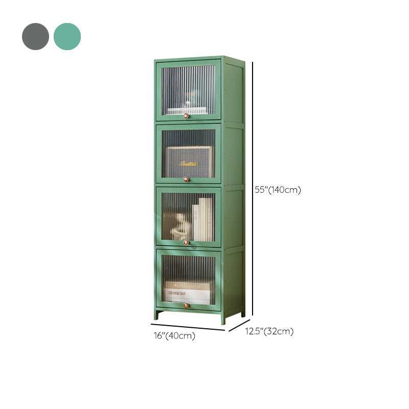 Mid-Century Modern Accent Cabinet Rectangle Straight Legs Storage Cabinet