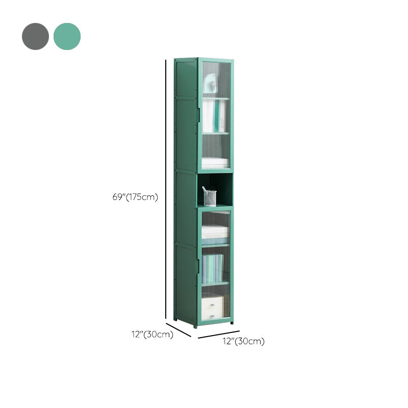 Mid-Century Modern Accent Cabinet Rectangle Straight Legs Storage Cabinet