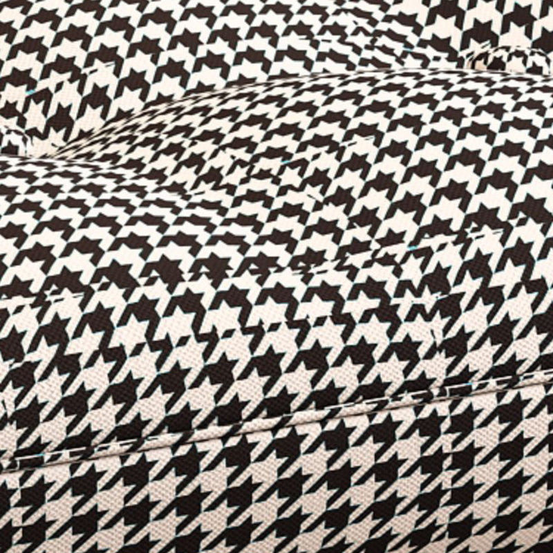 Contemporary Upholstered Rocker Chair Metal Frame Dirt Resistant Wingback Rocker Chair