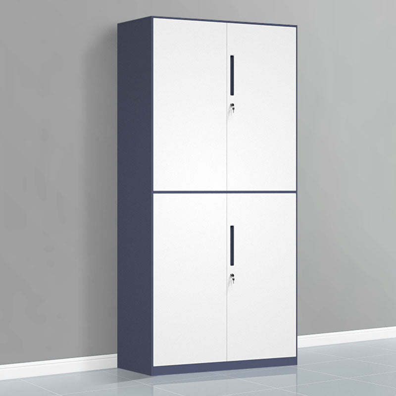 Contemporary File Cabinet Metal Frame Fireproof Vertical File Cabinet with Lock