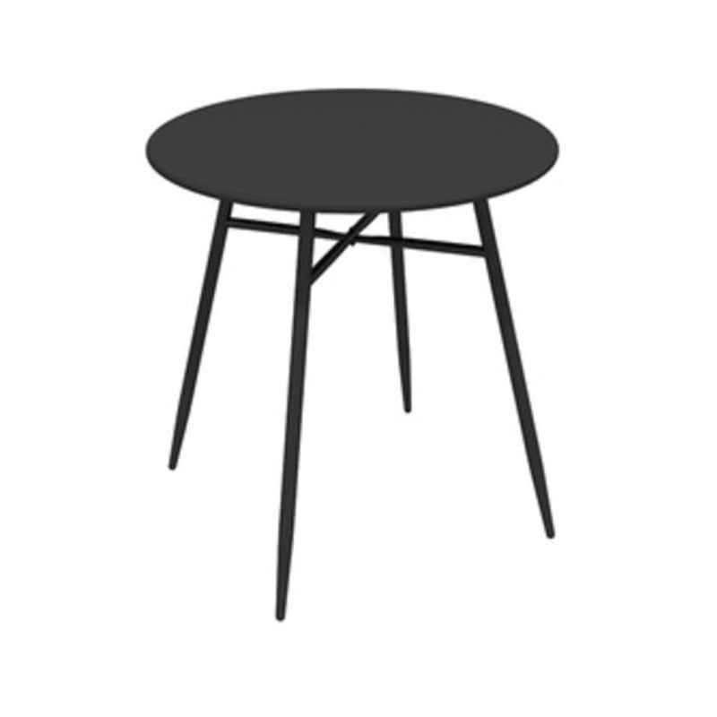 Modern Metallic Finish Bistro Table Set 1/2/3 Pcs Metal Bistro Set