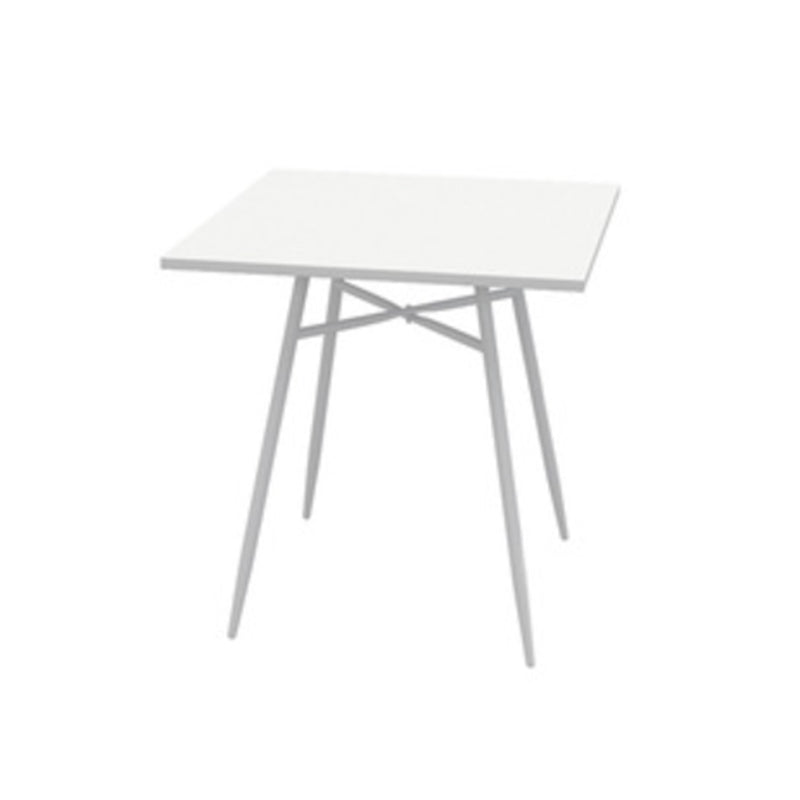 Modern Metallic Finish Bistro Table Set 1/2/3 Pcs Metal Bistro Set