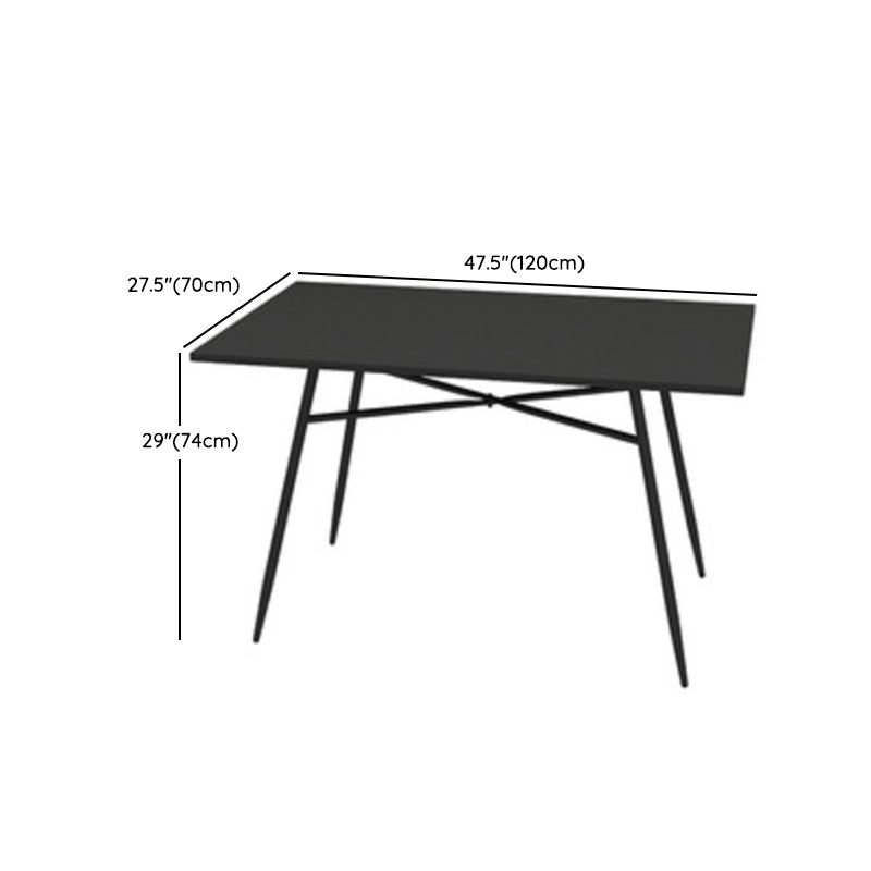Modern Metallic Finish Bistro Table Set 1/2/3 Pcs Metal Bistro Set