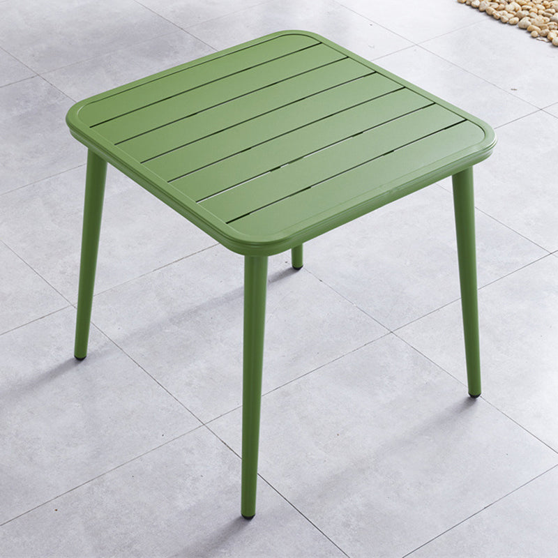 Metal Modern Bistro Table Set 1/4/5 Pcs Metallic Finish Bistro Set