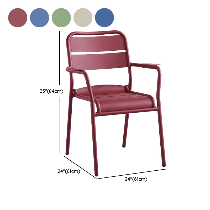 Metal Modern Bistro Table Set 1/4/5 Pcs Metallic Finish Bistro Set