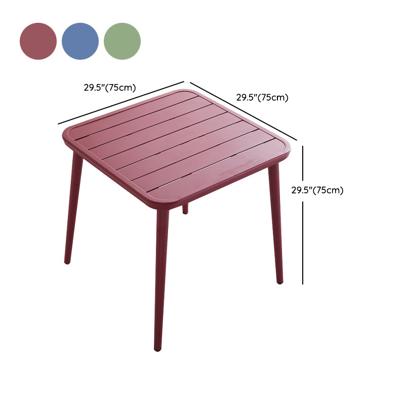 Metal Modern Bistro Table Set 1/4/5 Pcs Metallic Finish Bistro Set