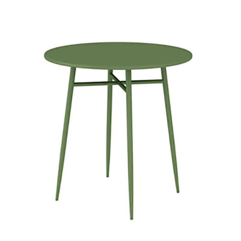 Modern Round Dining Table Set 1/3/5 Pcs Metal Outdoor Dining Set
