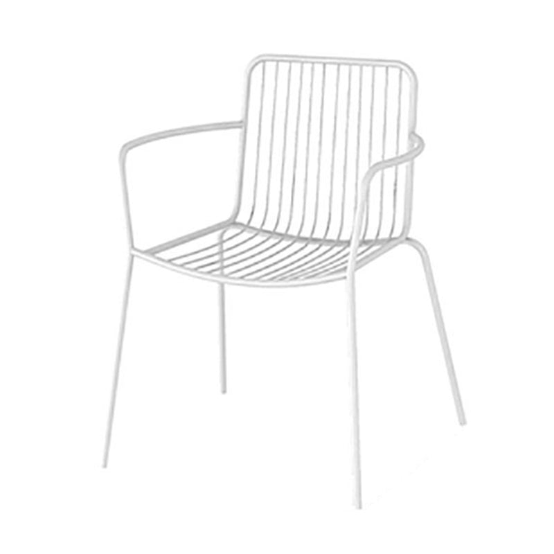 Modern Round Dining Table Set 1/3/5 Pcs Metal Outdoor Dining Set