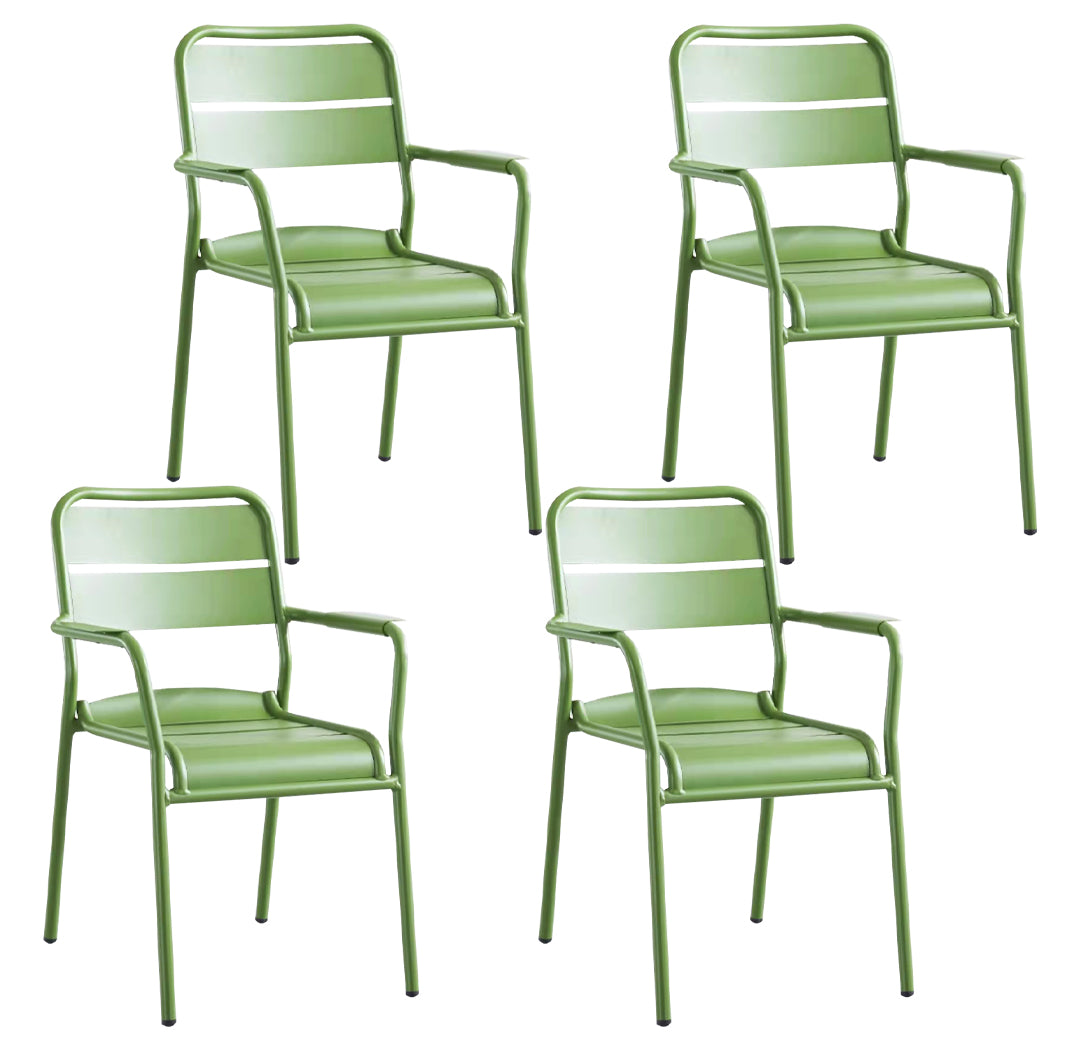 Contemporary Bistro Table Set 1/3/4/5 Pcs Metal Bistro Set for Small Places