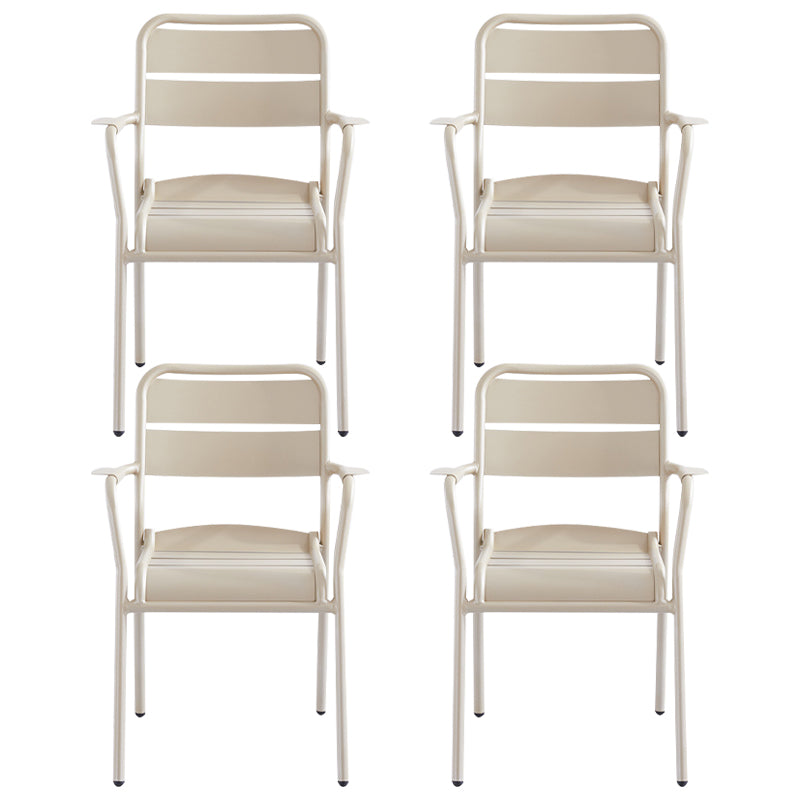 Contemporary Bistro Table Set 1/3/4/5 Pcs Metal Bistro Set for Small Places