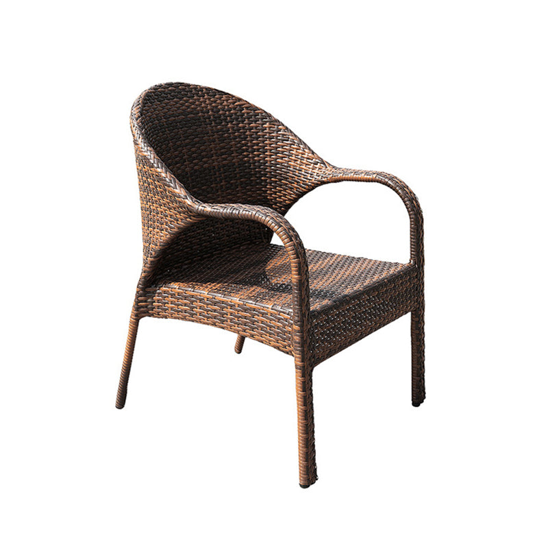 Modern Style 1/5 Pieces Dining Set PE Wicker Dining Table Set for Outdoor