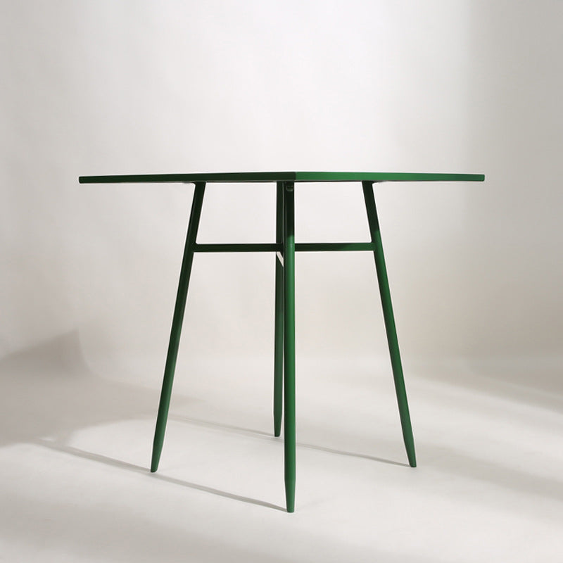 1/2 Pcs Green Bistro Set for Small Places Metal Modern Bistro Table Set