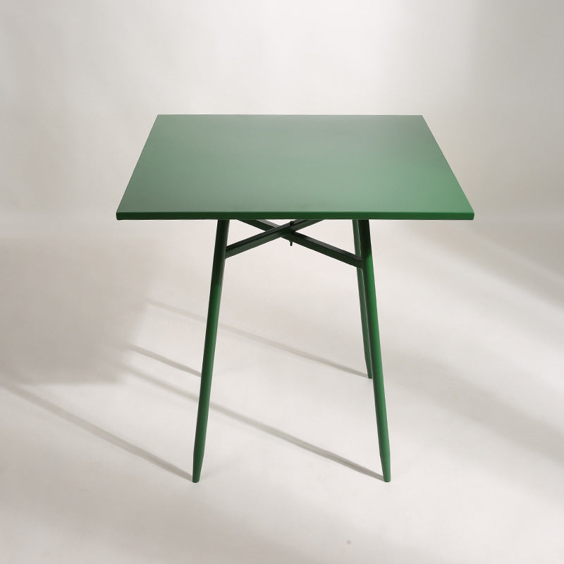 1/2 Pcs Green Bistro Set for Small Places Metal Modern Bistro Table Set