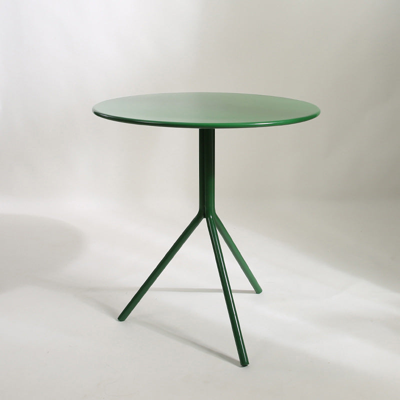 1/2 Pcs Green Bistro Set for Small Places Metal Modern Bistro Table Set
