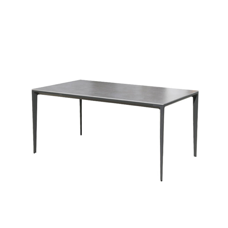 Modern 1/4/5/7 Pieces Metal Dining Set Stone Dining Table Set for Outdoor
