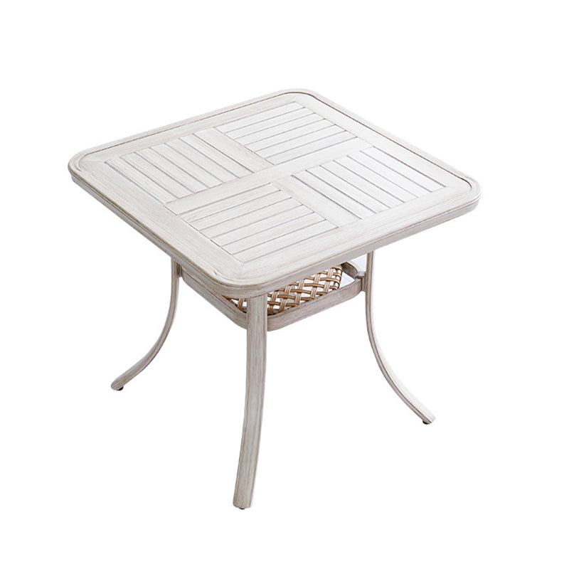 1/4/5 Pcs Metal Beige Bistro Set Contemporary Bistro Table Set