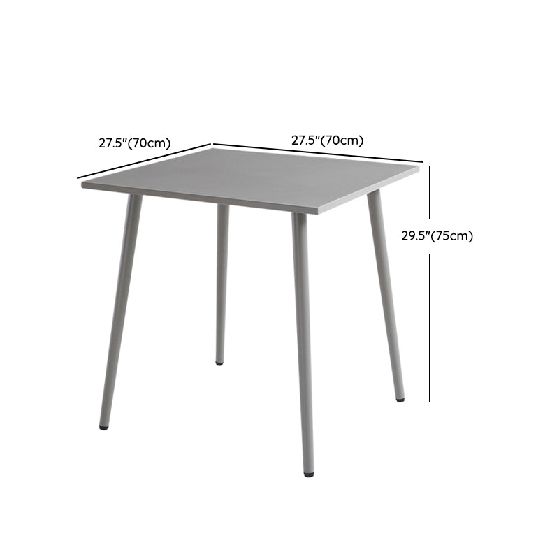 1/4/5 Pcs Metal Beige Bistro Set Contemporary Bistro Table Set