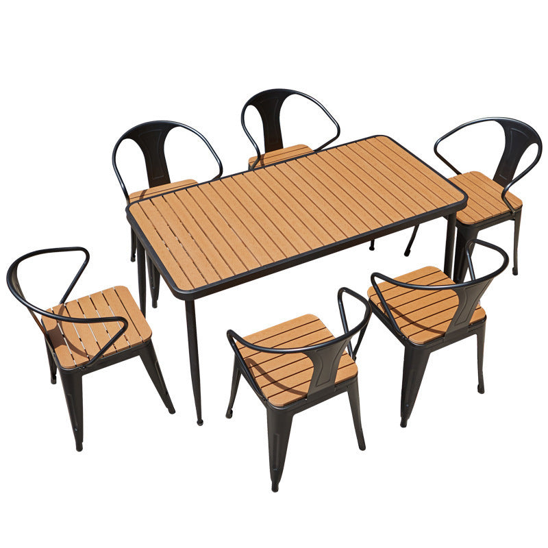 Modern Style 1/5/7 Pieces Dining Set Reclaimed Wood Dining Table Set
