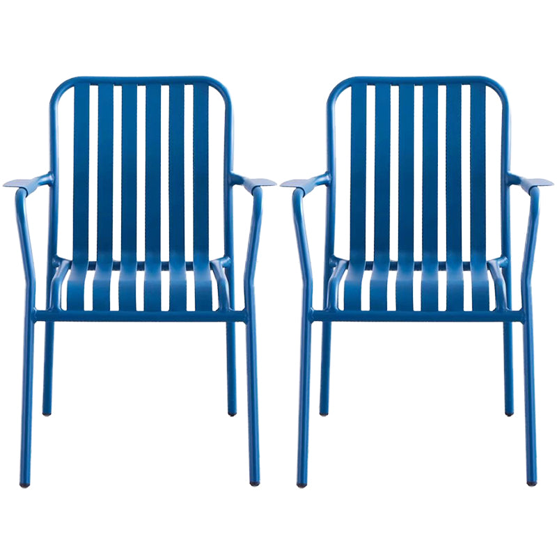 1/2/3/5 Pcs Metal Bistro Table Set Contemporary Matte Finish Bistro Set