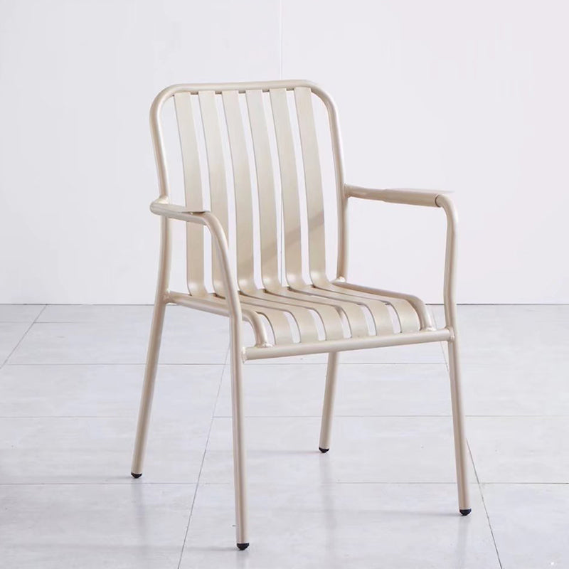 1/2/3/5 Pcs Metal Bistro Table Set Contemporary Matte Finish Bistro Set