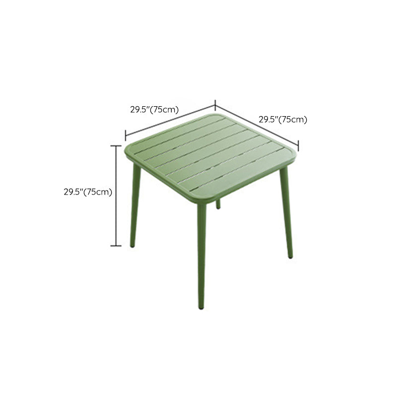 1/2/3/5 Pcs Metal Bistro Table Set Contemporary Matte Finish Bistro Set