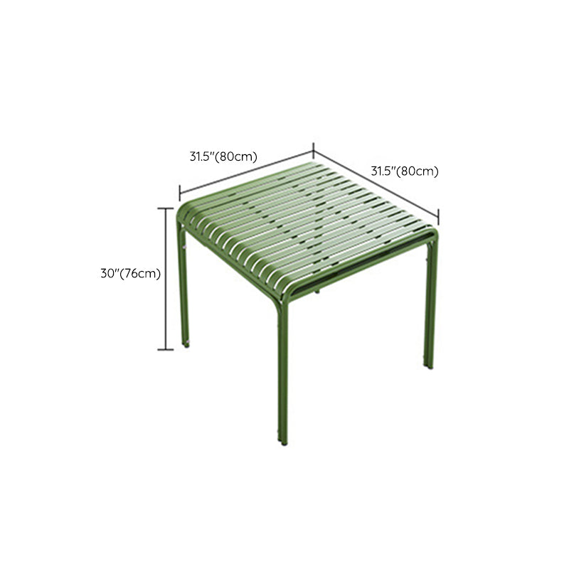 1/2/3/5 Pcs Metal Bistro Table Set Contemporary Matte Finish Bistro Set