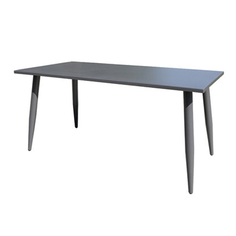 1/5/7 Pieces Modern Metal Dining Set Stone Dining Table Set for Outdoor