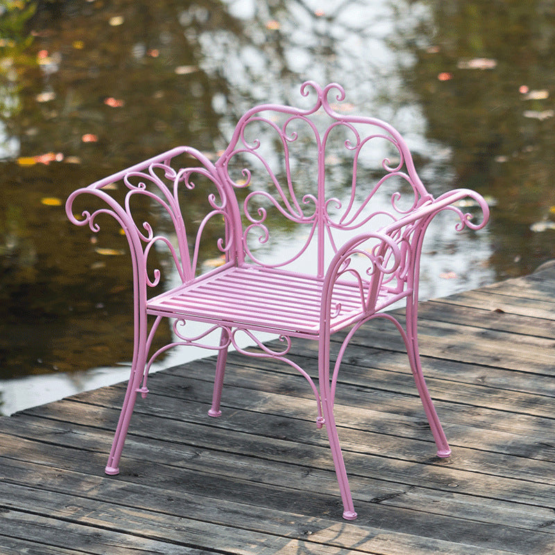 1/2/3 Pcs Metal Pink Dining Set Contemporary Square Dining Table Set