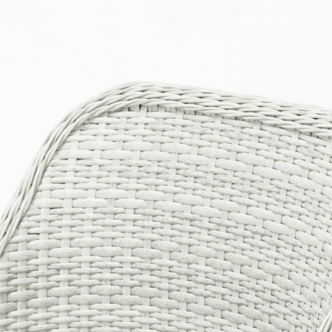 Light Gray Boho Dining Table Set 1/3/5/7 Pcs Rattan Dining Set