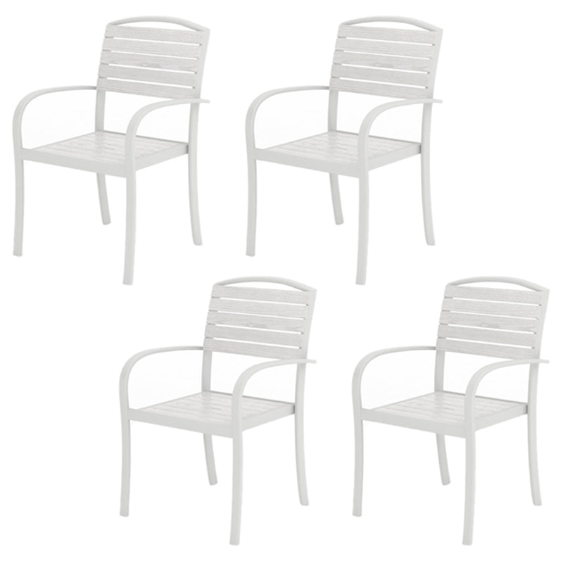 Industrial 1/5/7 Pieces Metal Dining Set Reclaimed Wood Table Set for Outdoor
