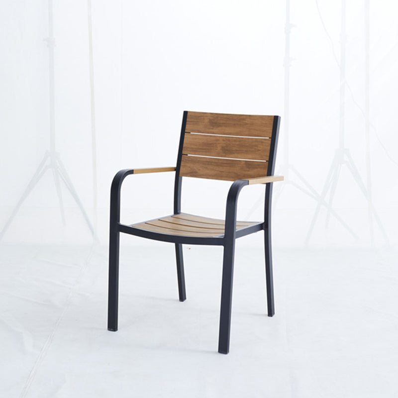 Modern Style 1/4/5/7/9 Pieces Metal Dining Set Reclaimed Wood Table Set for Outdoor