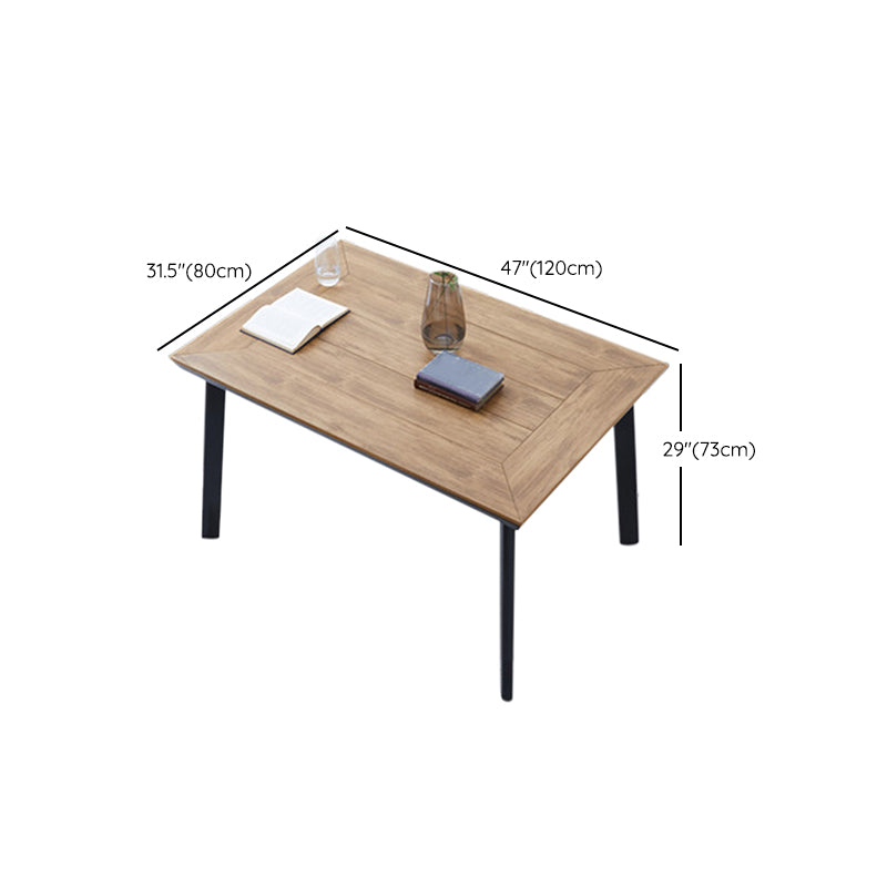 Modern Style 1/4/5/7/9 Pieces Metal Dining Set Reclaimed Wood Table Set for Outdoor