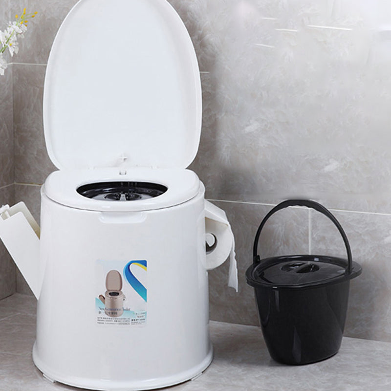 Contemporary Plastic Urine Toilet Floor Mounted Toilet Bowl with Seat for Washroom