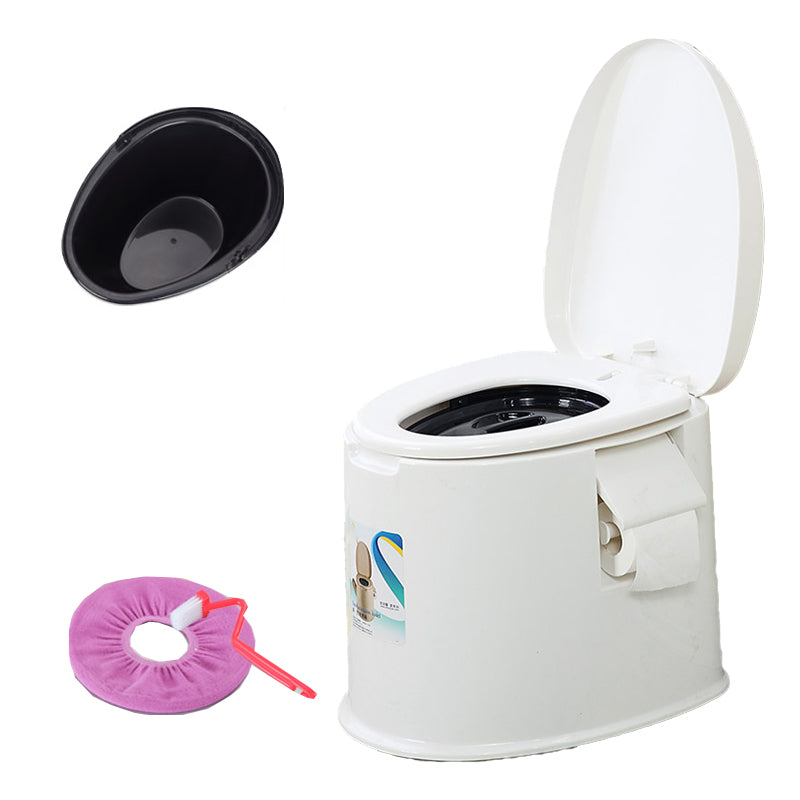 Contemporary Plastic Urine Toilet Floor Mounted Toilet Bowl with Seat for Washroom