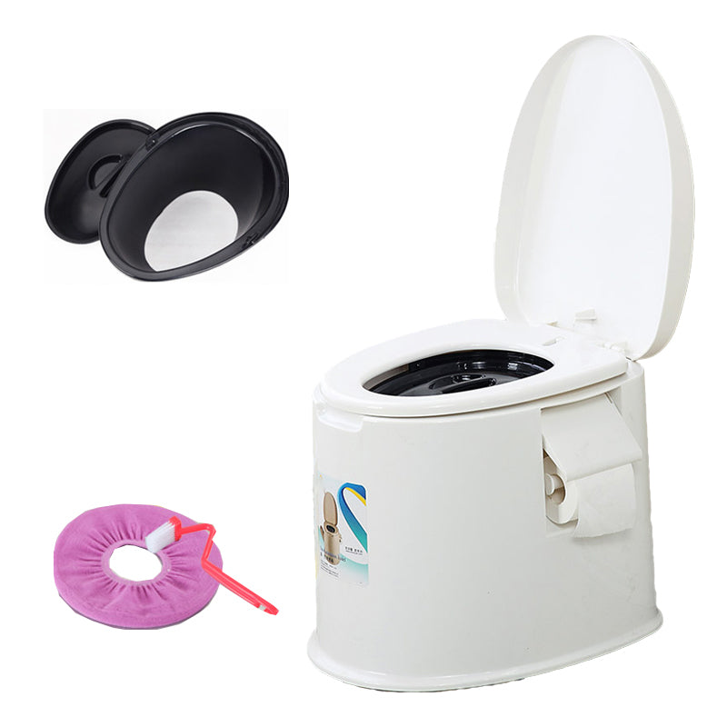 Contemporary Plastic Urine Toilet Floor Mounted Toilet Bowl with Seat for Washroom