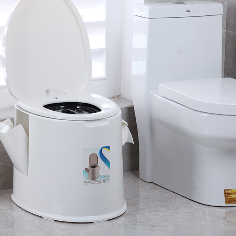 Contemporary Plastic Urine Toilet Floor Mounted Toilet Bowl with Seat for Washroom