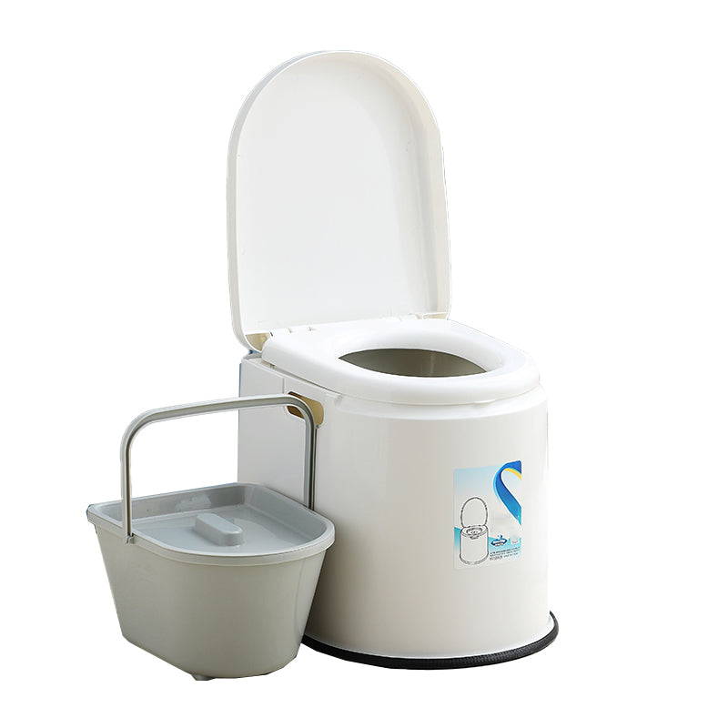 Contemporary Plastic Urine Toilet Floor Mounted Toilet Bowl with Seat for Washroom