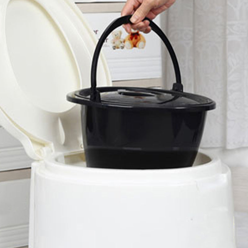 Contemporary Plastic Urine Toilet Floor Mounted Toilet Bowl with Seat for Washroom