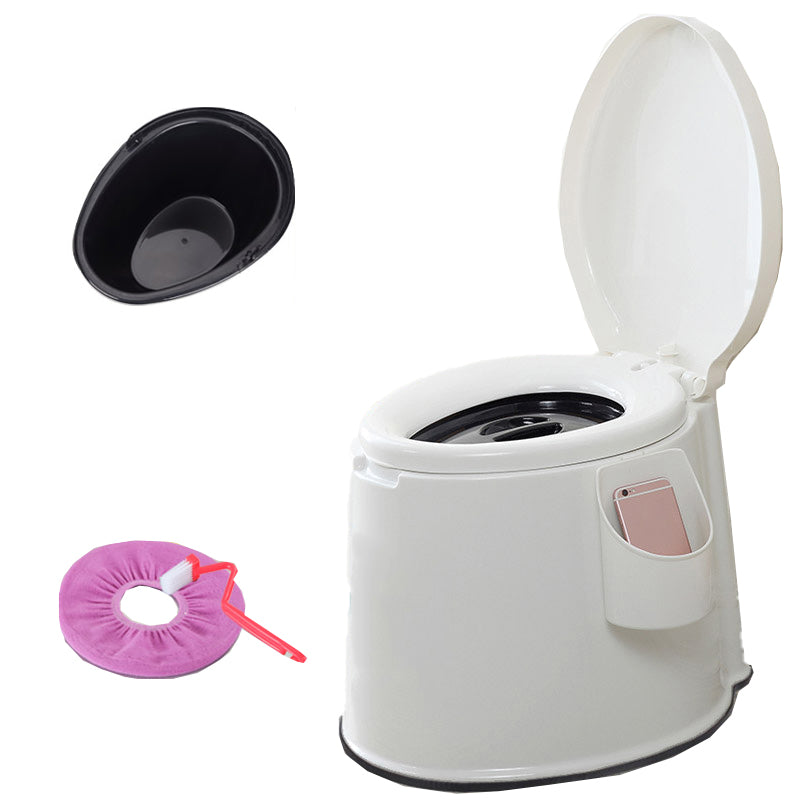 Contemporary Plastic Urine Toilet Floor Mounted Toilet Bowl with Seat for Washroom