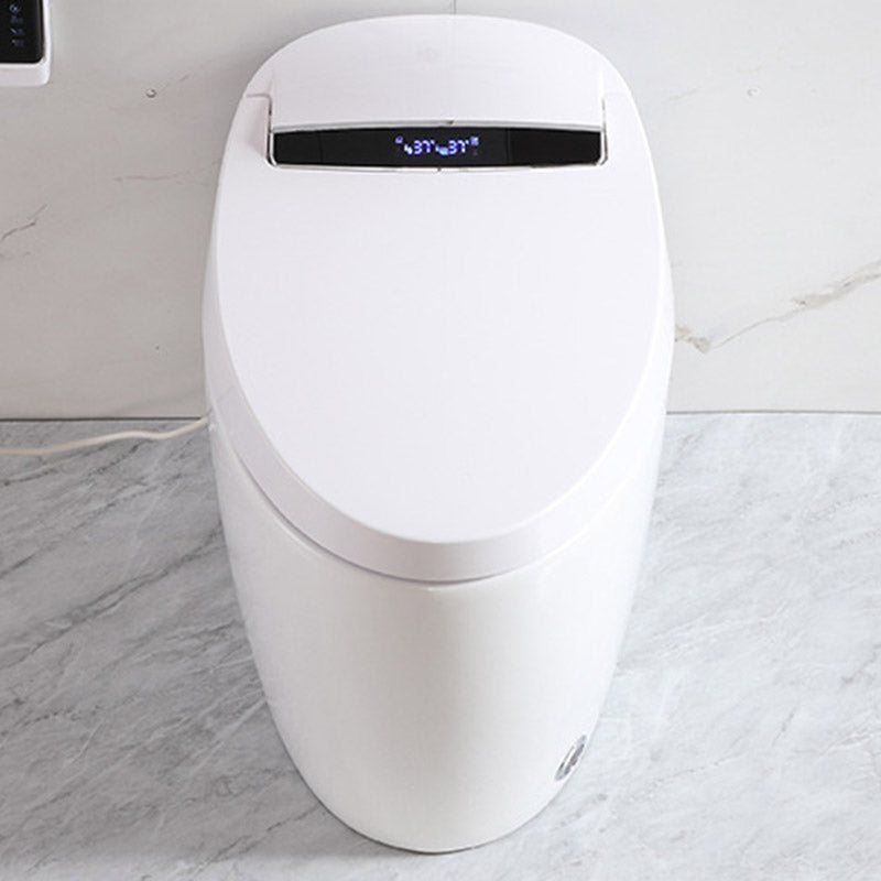 Contemporary One-Piece Toilet Bowl Floor Mounted White Urine Toilet for Washroom