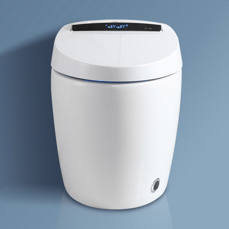 Contemporary One-Piece Toilet Bowl Floor Mounted White Urine Toilet for Washroom