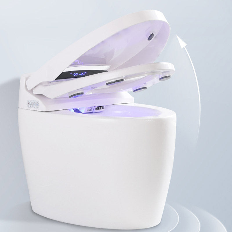 Contemporary One-Piece Toilet Bowl Floor Mounted White Urine Toilet for Washroom